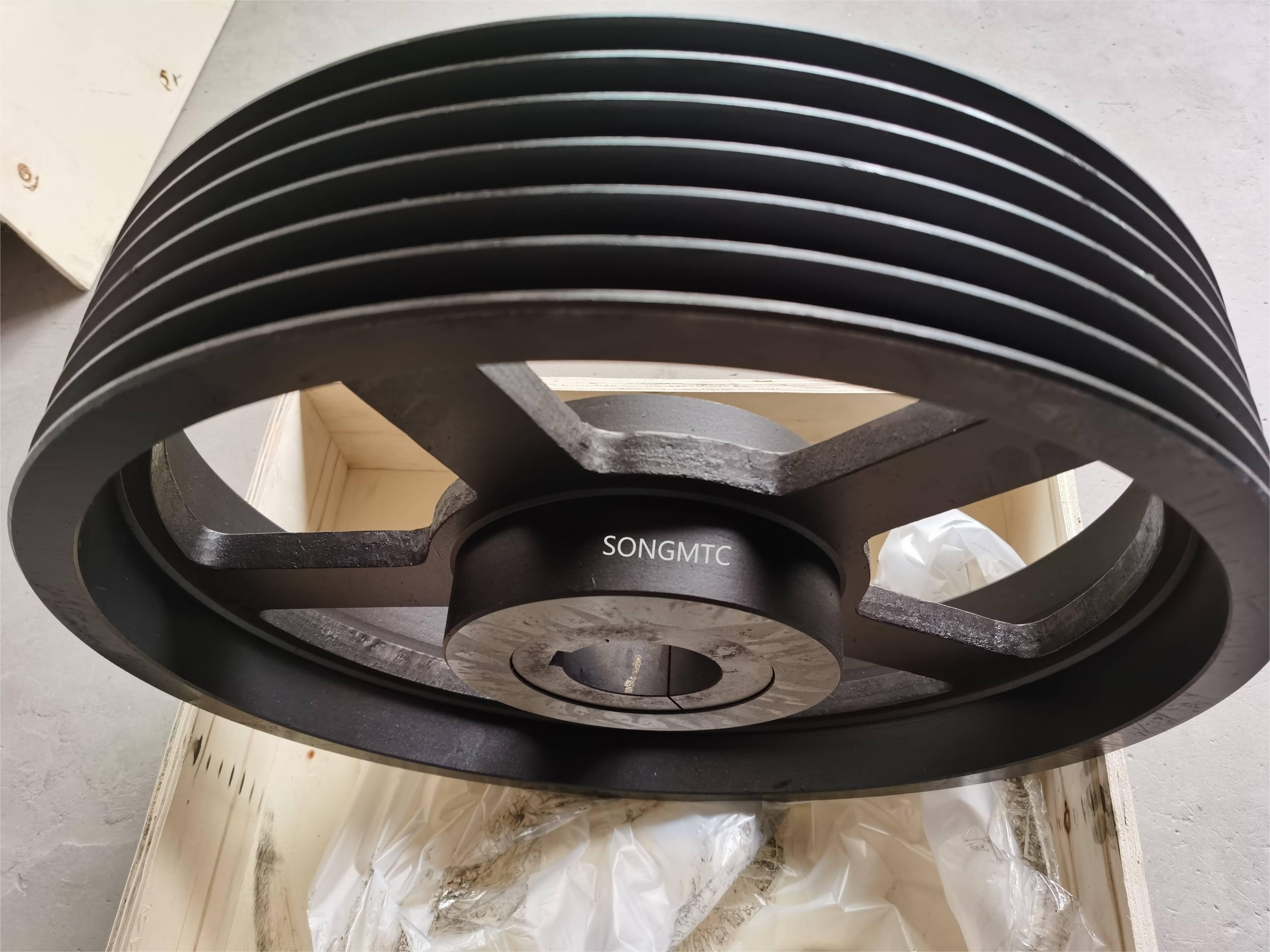 spc280-6-3535锥套皮带轮 songmtc铸铁皮带轮spc300-6-3535